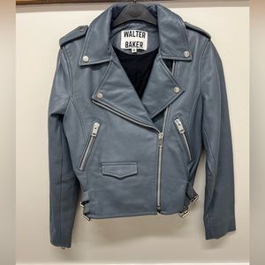 Walter Baker Liz Leather Moto Jacket Size M